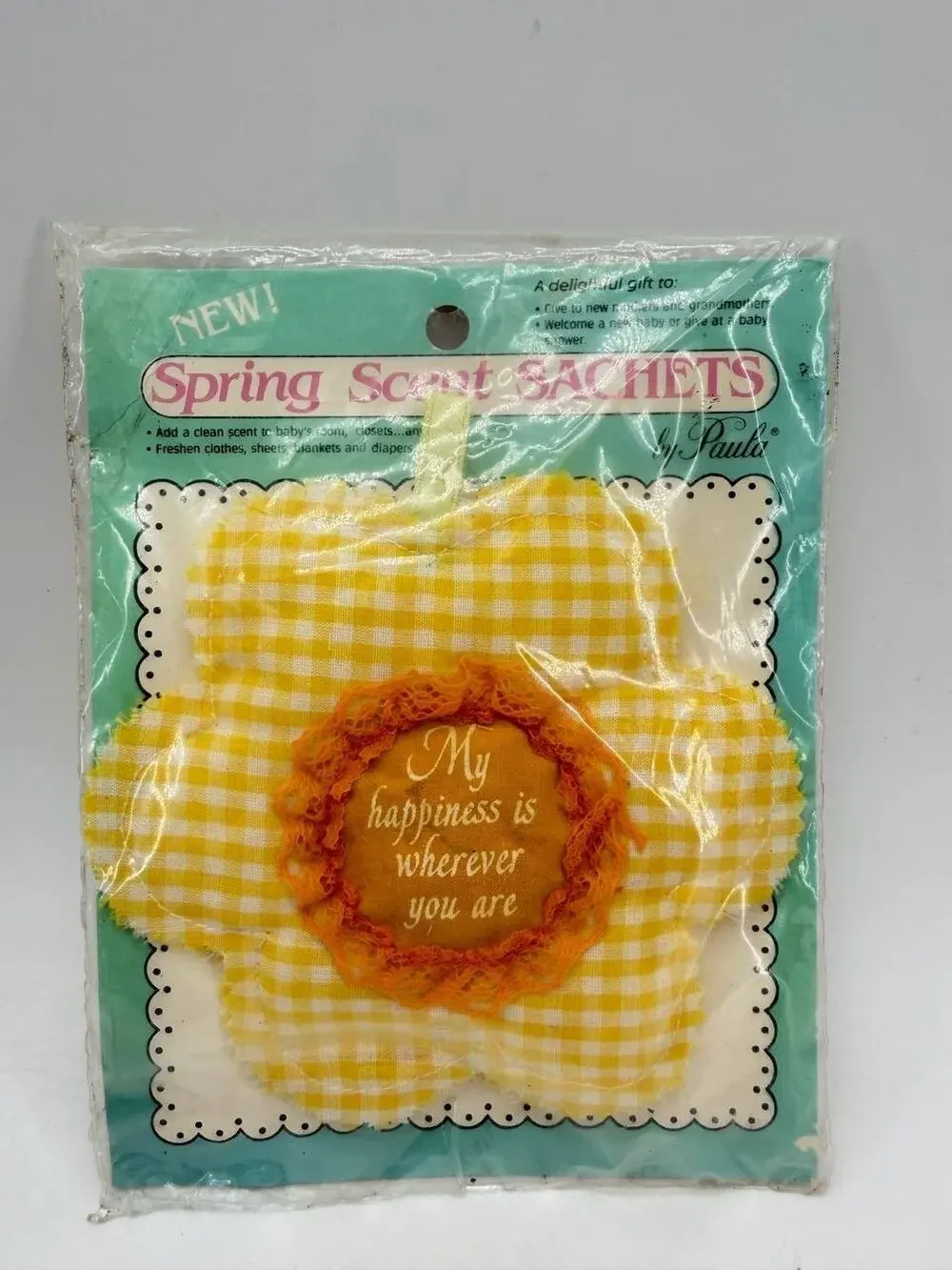 Vintage Paula Spring Scent Sachet Lily of the Valley Nursery NOS Sealed